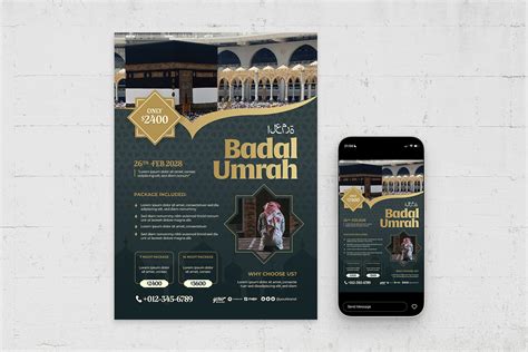 Muslim Umrah Flyer Template Ai Eps Brandpacks