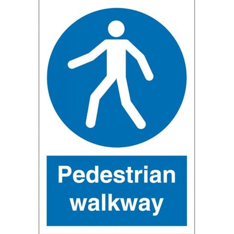 Pedestrian Walkway Signs From Key Signs Uk