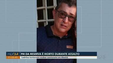 Meio Dia Paran Londrina Policial Militar Da Reserva Morto