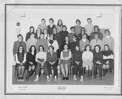 Photo De Classe 2e De 1969 Lycée Henri Wallon Copains Davant