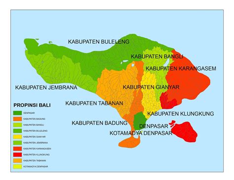 Data Gis Peta Dasar Propinsi Bali