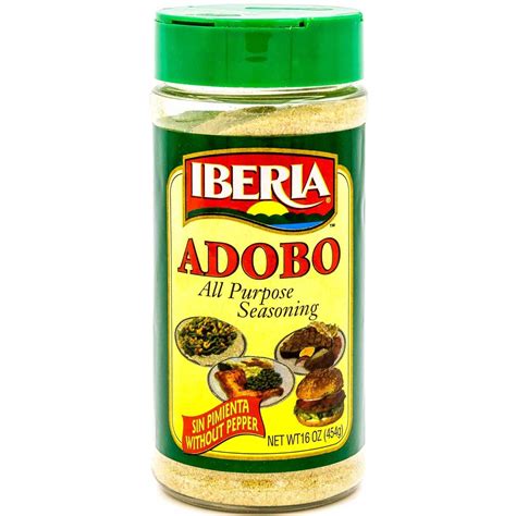 Iberia Adobo All Purpose Seasoning Without Pepper 16 Oz