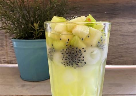 Resep Es Melon Selasih Oleh Kristina Heryawati Cookpad