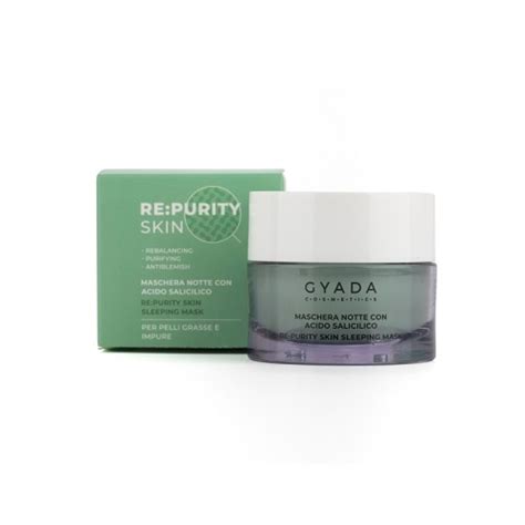 Menta Rosmarino Shop GYADA COSMETICS Re Purity Skin Maschera Notte