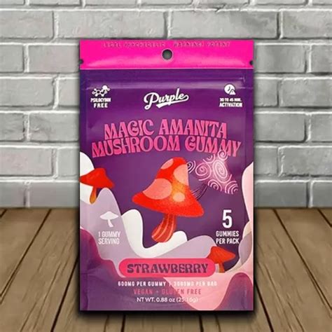 Purple Magic Amanita Mushroom Gummies Great Cbd Shop