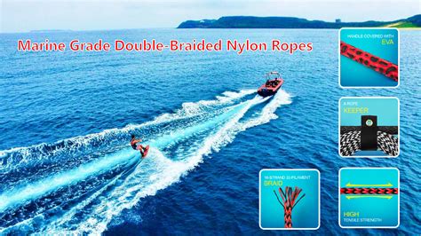 Wakeboard Rope With Handle Water Skiing Sports Rope Customized High