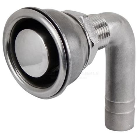 Fuel Breather 90 Degree Recess Mount Stainless Steel