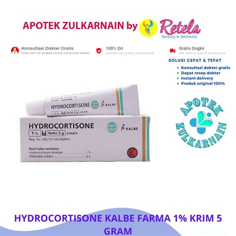 Jual Hydrocortisone Kalbe Farma Krim Gram Hydrocortison