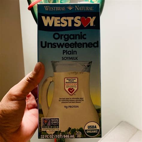 Westsoy Organic Unsweetened Plain Soymilk Review Abillion