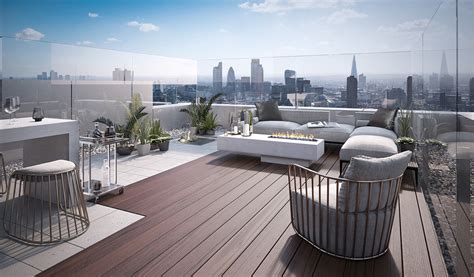 Luxurious Inspiring Penthouses Terrace Design Rooftop Design