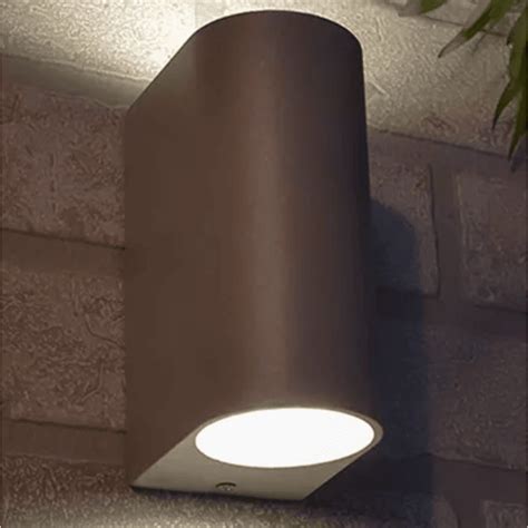 Auraglow W Outdoor Double Up Down Wall Light Windsor Grey