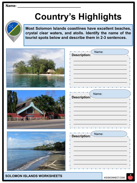 Solomon Islands Facts And Worksheets History Geography Culture