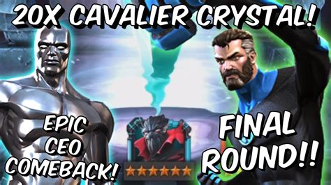 20x 6 Star Silver Surfer Cavalier Crystal Opening Final Ceo Round Marvel Contest Of Champions