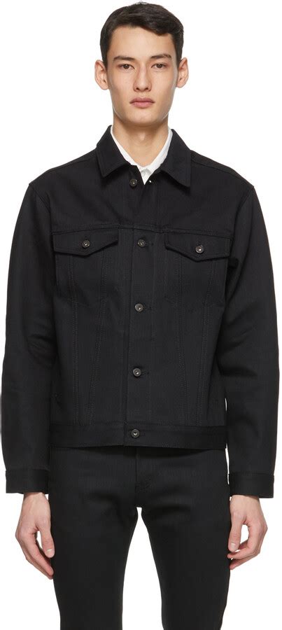 Naked Famous Denim Black Selvedge Denim Jacket ShopStyle