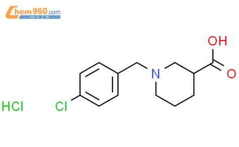 308362 92 71 4 氯苄基哌啶 3 羧酸化学式、结构式、分子式、mol 960化工网