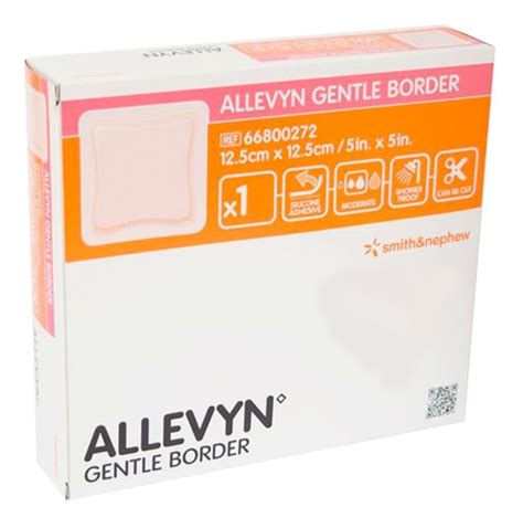 Curativo Allevyn Gentle Border 12 5x12 5cm Smith Nephew