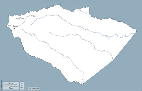 Pastaza Mapa Gratuito Mapa Mudo Gratuito Mapa En Blanco Gratuito