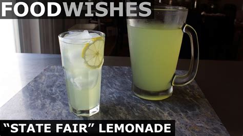 State Fair Lemonade Best Lemonade Ever Food Wishes YouTube