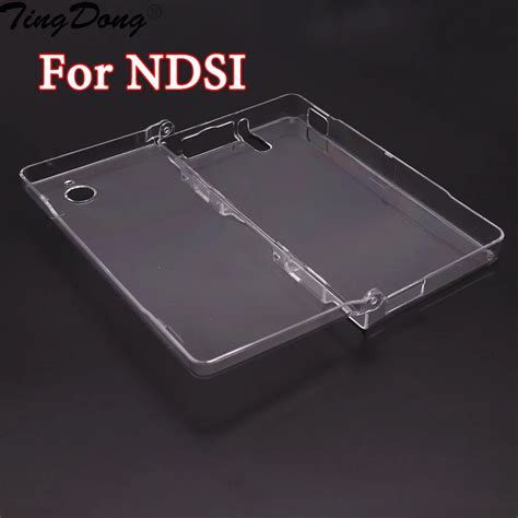 Tingdong Transparente Cristal Caso Claro Capa Dura Para Nintendo Dsi