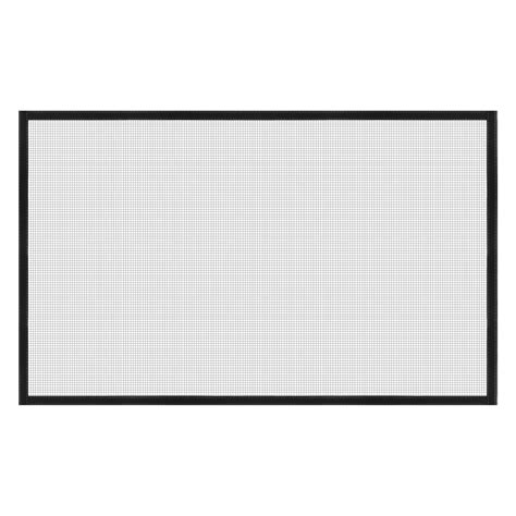 Window Screen Mesh, 31" x 55" DIY Fiberglass Netting Mesh Grey Frame