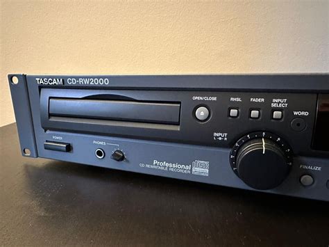 Tascam Cd Rw Recorder Player Cd Burner Remote Control Ebay