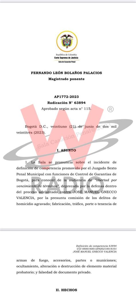 W Radio Colombia On Twitter PrimiciaW Se Destraba Proceso Que