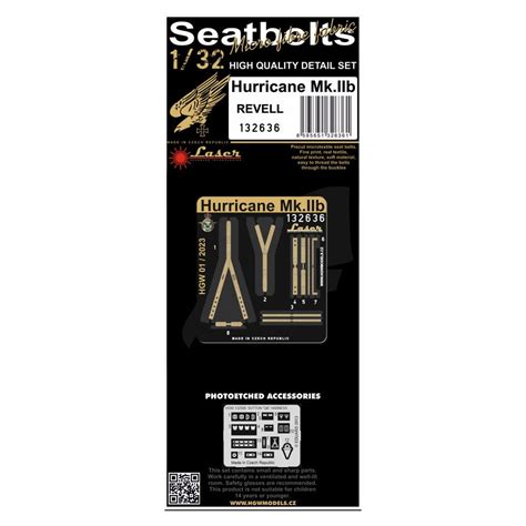 Hawker Hurricane Mkiib Revell Seatbelts 132 132636