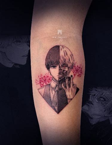 Tokyo Ghoul Anime Kaneki Fine Line Tattoo Creative Tattoos Tokyo