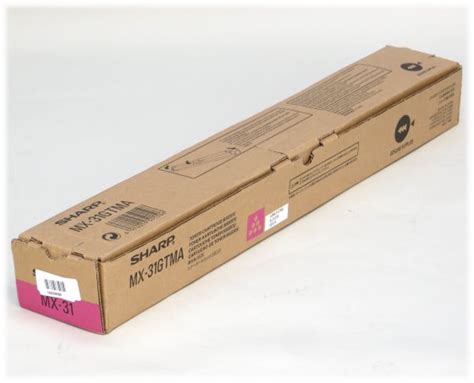 Sharp Mx 31gtma Toner Original Magenta Neu Für Mx2600 3100 4100n 4101n