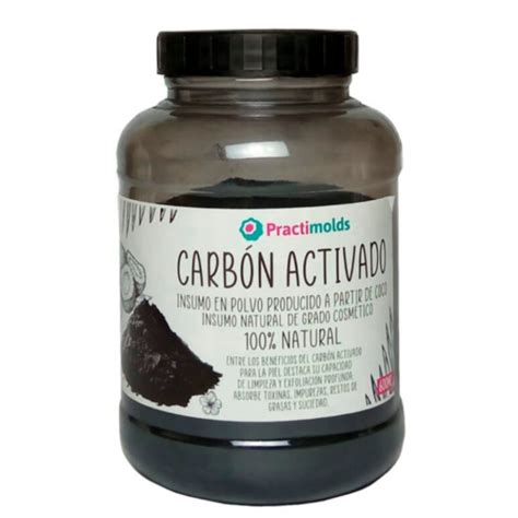 Carbón Activado en Polvo 600ml Practimolds