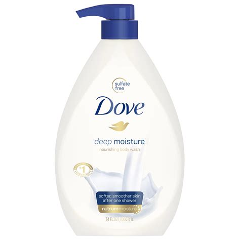 Dove Deep Moisture Body Wash Pump Oz Walmart