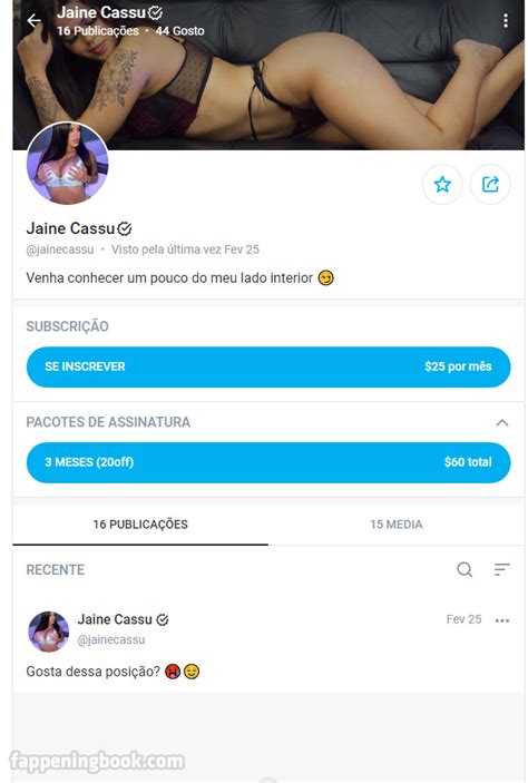 Jaine Cassu Jainecassu Nude OnlyFans Leaks The Fappening Photo