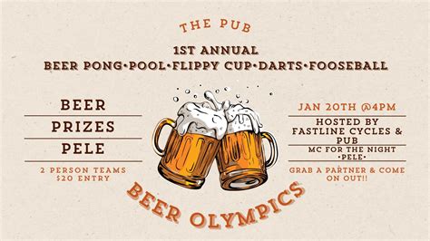 Beer Olympics (Drinking Game Event) - visitSI