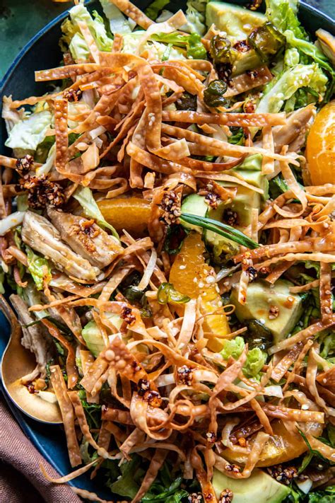 Sesame Ginger Orange Chicken Salad Half Baked Harvest