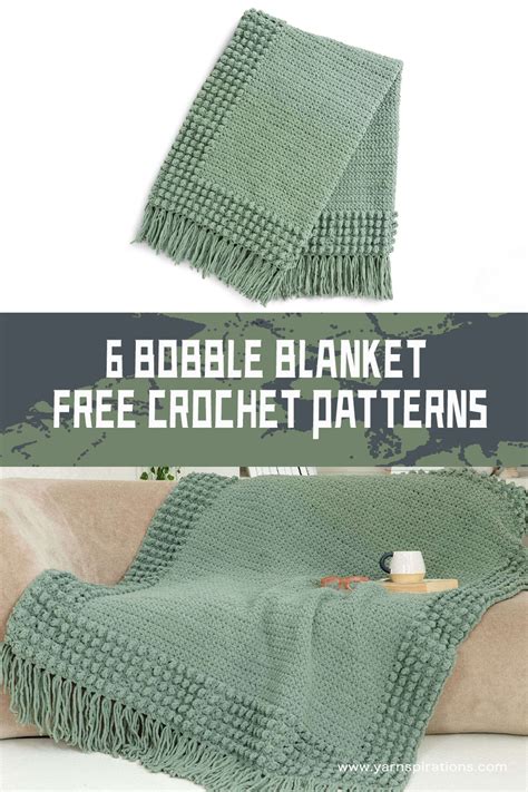 6 Free Crochet Bobble Blanket Patterns