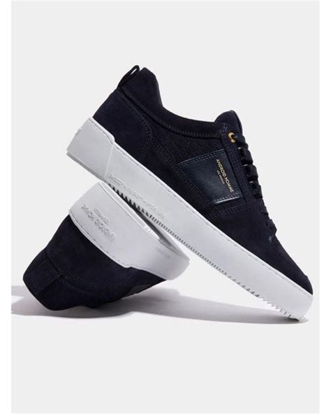 Android Homme Point Dume Low Suede Trainer Navy In Blue For Men Lyst Uk