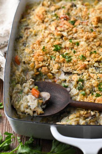 Chicken And Wild Rice Casserole The Seasoned Mom