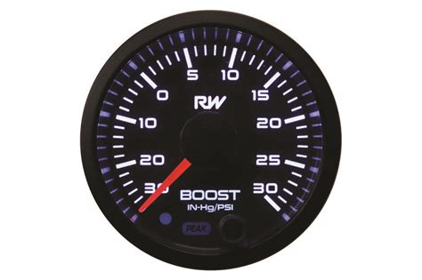 Raceworks 52mm Electronic Boost Vacuum Gauge Kit PSI T I Performance