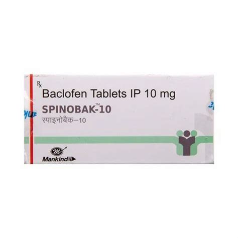 Baclofen Tablets 10 Mg Mankind Pharma Ltd At Rs 85 Stripe In Surat