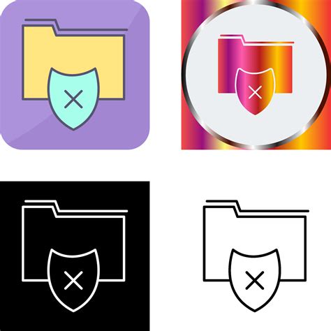 Vulnerable Folder Icon Design 45391297 Vector Art At Vecteezy