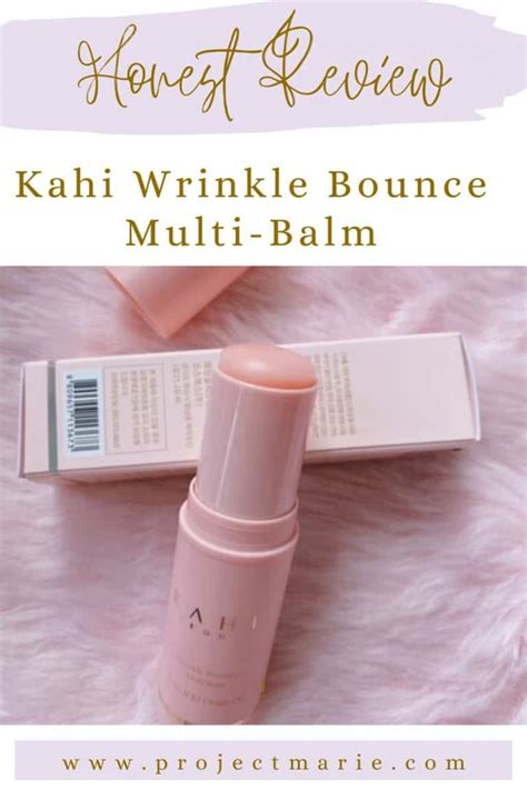 My Experience With The Kahi Wrinkle Bounce Multi Balm - Project: Me!