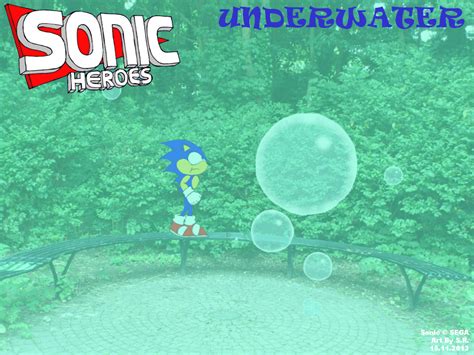 Sonic Underwater by Megamink1997 on DeviantArt