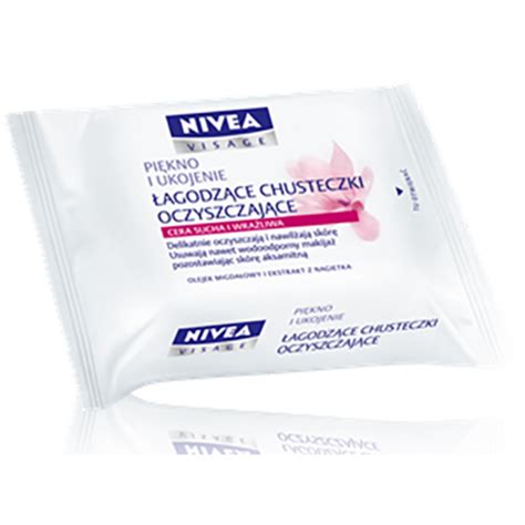 Nivea Visage Pi Kno I Ukojenie Agodz Ce Chusteczki Oczyszczaj Ce Do