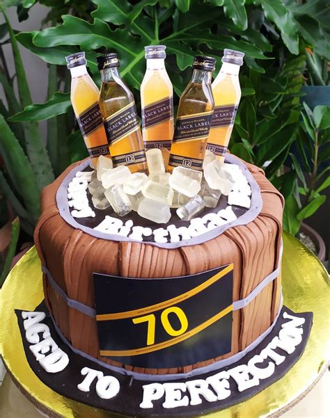 Black Label Whisky Barrel Cake Topper Etsy