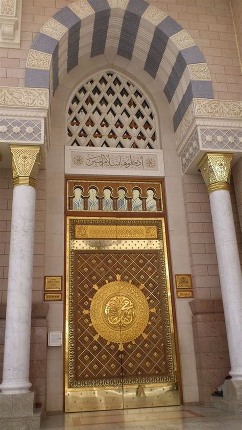 Door Masjid Nabawi And Doors At The Quba Gate The Mosque Of The Prophet