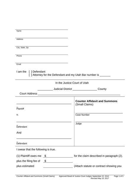 Ut Affidavit Fill Out Sign Online DocHub