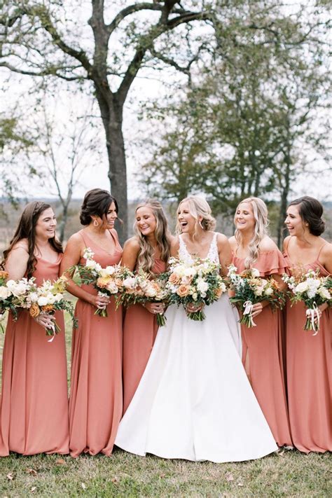 Bridesmaids Colors Summer Peach Color Bridesmaid Dresses Blush Pink