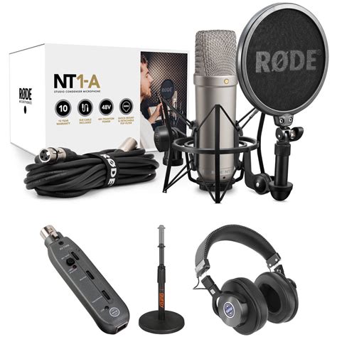 RODE NT1-A Microphone/USB Preamp Bundle B&H Photo Video