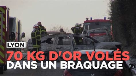 Braquage d un convoi d un fourgon à Lyon 70 kg d or volés Vidéo