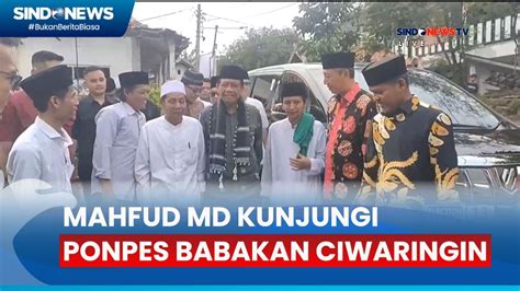 Keliling Cirebon Cawapres Mahfud Md Kunjungi Ponpes Babakan Ciwaringin